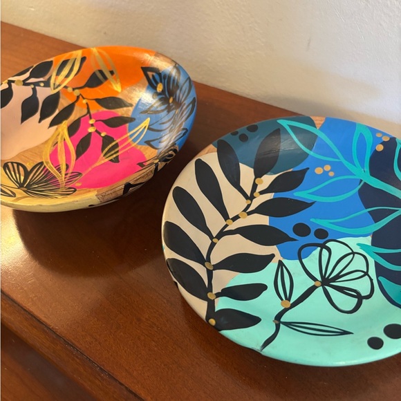 Puro Arte Hand Painted Serving Bowls - Picture 2 of 10